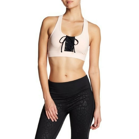 Bebe Intimates Sleepwear Corset Lace Up Sports Bra Poshmark